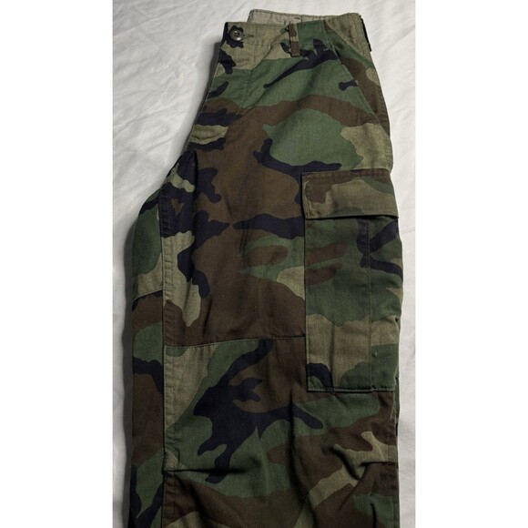 Combat Woodland Camouflage vintage Small/regular waste 27”to 31” X 29, 80’s Camo - Picture 6 of 11